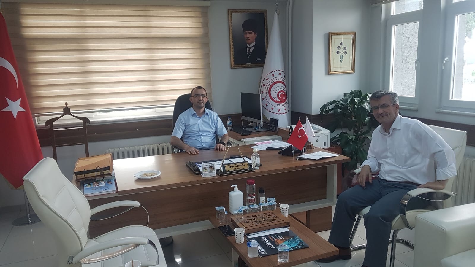 Başkandan İl Ticaret Müdürlüğüne ziyaret